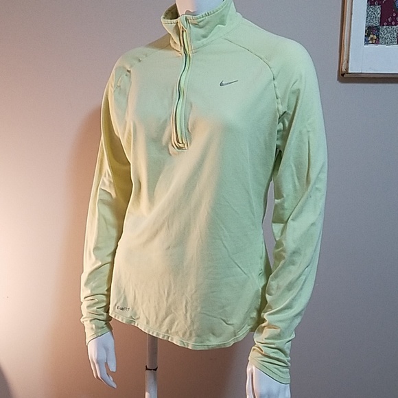 Nike Jackets & Blazers - HP! Nike Fit Dry Green Quarter Zip Jacket (Medium)